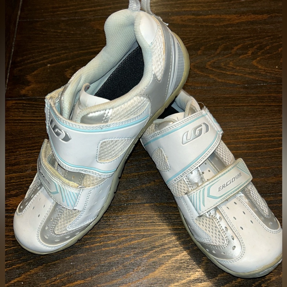 Louis Garneau Multi Ergo Grip Cycling Spin Shoes Women Sz US 8.5 EU 40 Sneaker - Picture 11 of 15